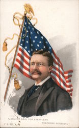 A Square Deal For Every Man Theodore Roosevelt Postcard Postcard Postcard