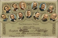 The Americans Choice 1850-1904. The Peoples' Choice Theodore Roosevelt Postcard Postcard Postcard