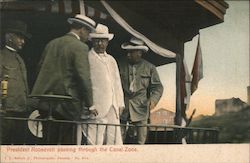 President Roosevelt Passing Through Canal Zone Theodore Roosevelt L. L. Maduro, Jr. Postcard Postcard Postcard