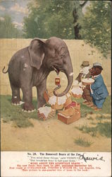 The Roosevelt Bears at the Zoo. Theodore Roosevelt Postcard Postcard Postcard