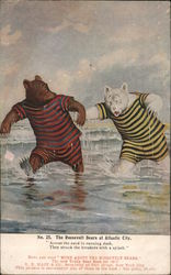 The Roosevelt Bears at Atlantic City. Postcard