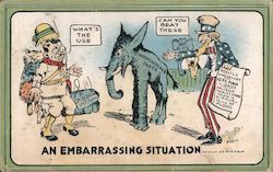 An Embarrassing Situation Theodore Roosevelt Seed Postcard Postcard Postcard