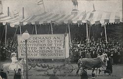 Amendment Float-Suffragettes Parade-March 3, 1923-Washington, D.C. Postcard