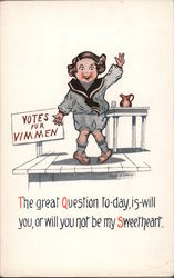 Votes Fur Vimmen Postcard