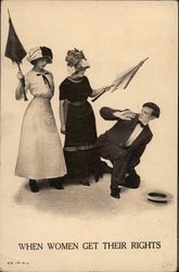 When Women Get Their Rights Postcard