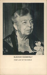 Eleanor Roosevelt, First Lady of the World Women's Suffrage Postcard Postcard Postcard