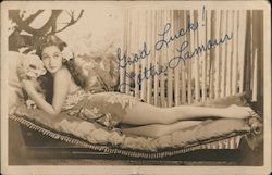 Good Luck Dottie Lamour Postcard