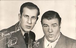 Bud Abbott and Lou Costello Actors Postcard Postcard Postcard