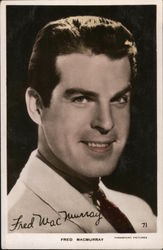 Fred Mac Murray Actors Postcard Postcard Postcard