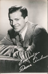 Sincerely, Dana Andrews Postcard