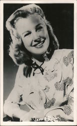 June Allyson Actresses Postcard Postcard Postcard