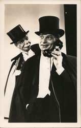 Edgar Bergen and Charlie McCarthy, Signed Actors Postcard Postcard Postcard