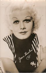 Jean Harlow Actresses Postcard Postcard Postcard