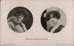 Miss Billie Burke and Olive May Postcard