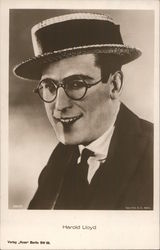 Harold Lloyd Postcard