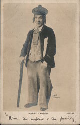 Harry Lauder Actors Postcard Postcard Postcard