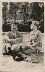 Douglas Fairbanks and Mary Pickford Actors Postcard Postcard Postcard