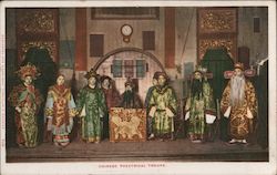 Chinese Theatrical Troupe San Francisco, CA Postcard Postcard Postcard