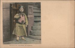 A Young Boy in Traditional Asian Garb San Francisco, CA Postcard Postcard Postcard