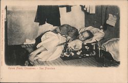 Opium Fiend, Chinatown Postcard