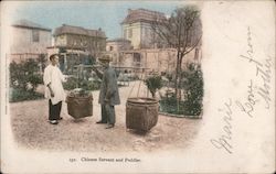 Chinese Servant and Peddler San Francisco, CA Postcard Postcard Postcard