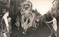 A Chinese Dragon in a Parade San Francisco, CA Postcard Postcard Postcard