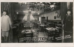 Aladdin Studio Tiffin Room San Francisco, CA Postcard Postcard Postcard