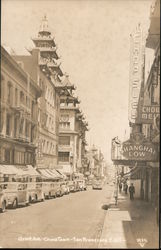 Grant Ave., China Town Postcard