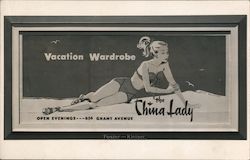 The China Lady - Vacation Wardrobe San Francisco, CA Postcard Postcard Postcard