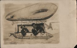 United Airship Co. San Francisco to Australia California Postcard Postcard Postcard