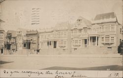 Row of Houses San Francisco, CA Postcard Postcard Postcard