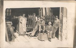 Group of Men Taking a Break San Francisco, CA Postcard Postcard Postcard