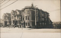 Several Large Residences, Fillmore St? Postal Photo San Francisco, CA Postcard Postcard Postcard