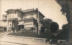 Crocker Residence 1910 Postcard