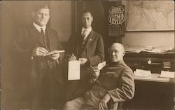 Three Men In an Office San Francisco, CA Postcard Postcard Postcard