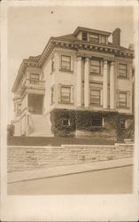 Mansion With Pillars, Ivy And Sidewalk San Francisco, CA Postcard Postcard Postcard