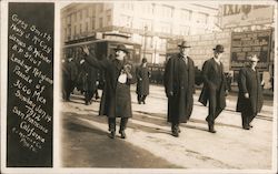 Religious Parade of 3000 Men San Francisco, CA Postcard Postcard Postcard