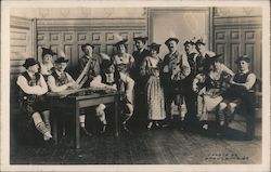 Ethnic Group of People in a Parlor San Francisco, CA Spaulding Sr. Postcard Postcard Postcard