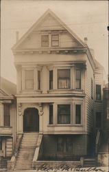 A Row House San Francisco, CA Postcard Postcard Postcard