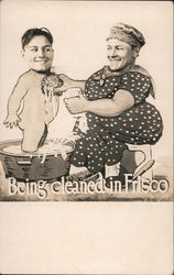 Being Cleaned in Frisco San Francisco, CA Postcard Postcard Postcard