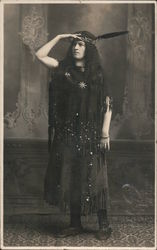 Native American Studio Portrait, PPIE? Postcard