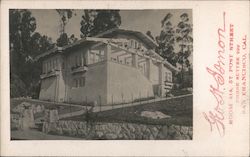 Swiss-Chalet cement finished Bungalow Postcard