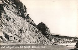 Sutro Heights and the Beach San Francisco Zan 1002 Postcard