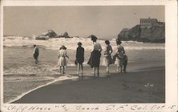 Cliff House and Beach Oct. 1915 San Francisco, CA Postcard Postcard Postcard