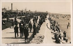 Esplanade and Beach Postcard