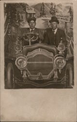 Two Men in a Car San Francisco, CA Postcard Postcard Postcard