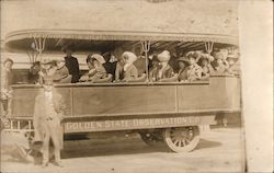 Golden State Observation Co. Tour Group & Bus San Francisco, CA Postcard Postcard Postcard