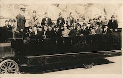 Shriners in a Large Open Air Car, Cliff House San Francisco, CA Postcard Postcard Postcard