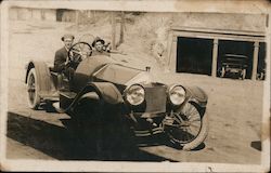 Two Men in a Car at Cliff House (Possibly Art Smith?) San Francisco, CA Postcard Postcard Postcard