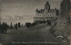 Old Cliff House and Boulevard Postcard